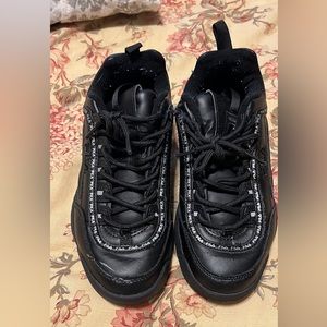 Fila’s women’s shoes 8 1/2 semi use with a thick sole